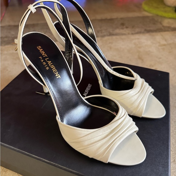 Saint Laurent Women's Sexy High Heel Sandal - Picture 6 of 7